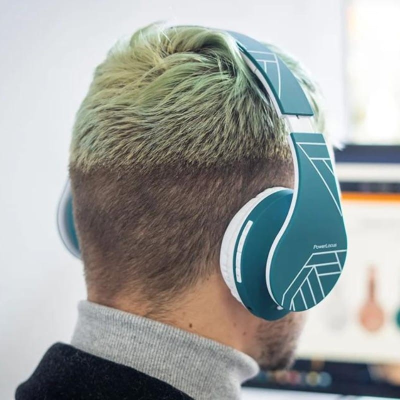 PowerLocus P2 Bleu/Blanc - Casque Bluetooth - Ítem5