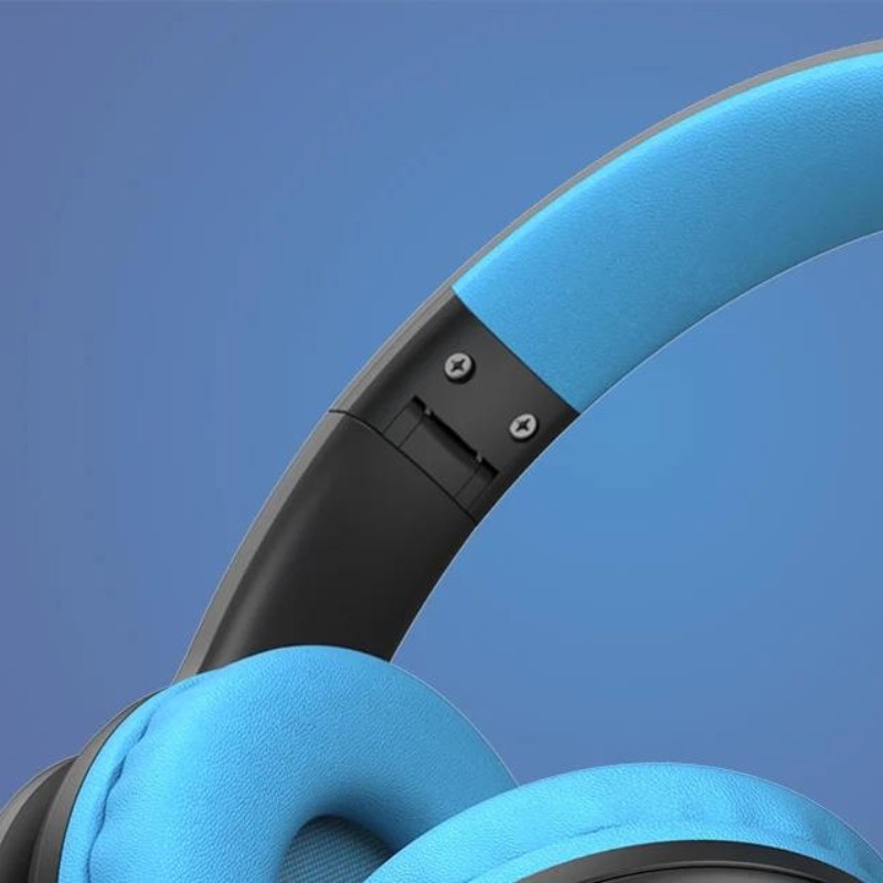 PowerLocus PLED RGB Azul/Negro - Auriculares Inalámbricos para Niños - Ítem2