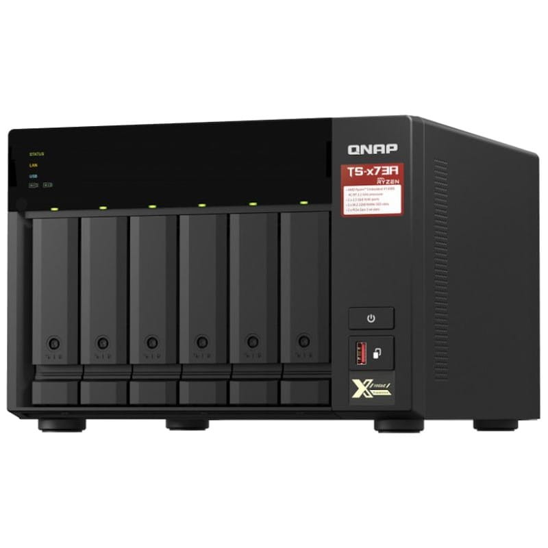 QNAP TS-673A-8G Servidor NAS Torre Negro - Ítem1