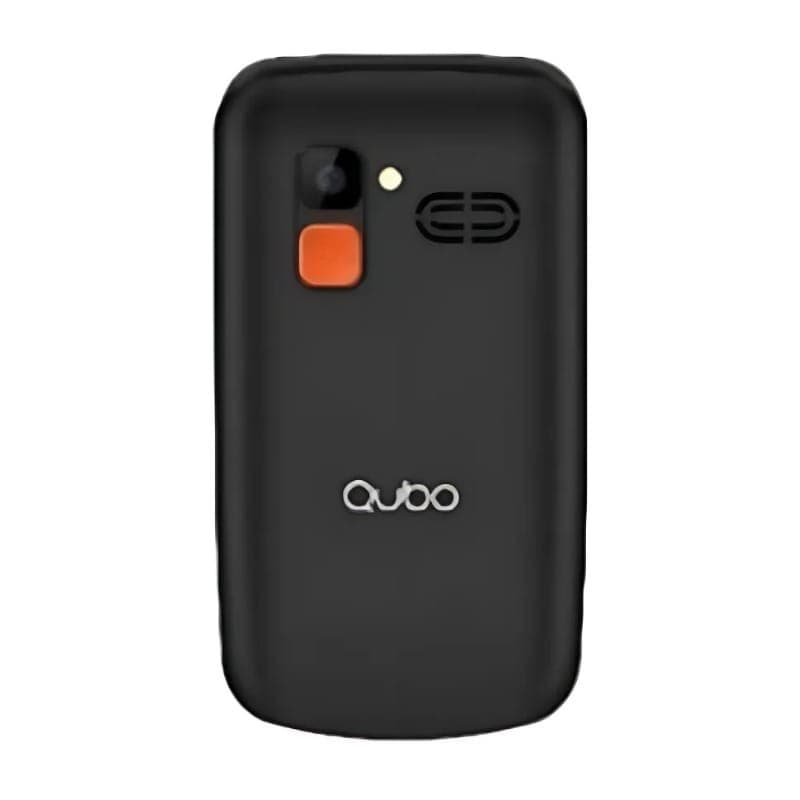 Qubo P-210NW 4G Preto - Telemóvel para idosos - vista traseira