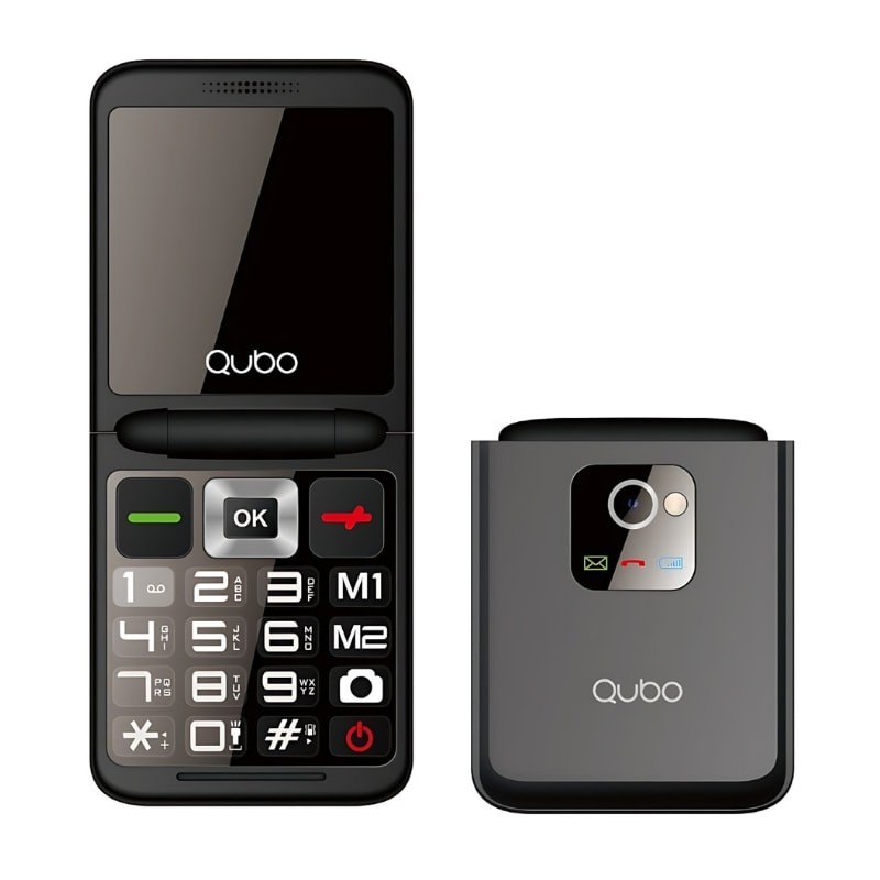 Qubo X-10 Preto - Telemóvel para idosos - Item