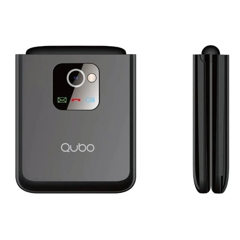 Qubo X-10 Preto - Telemóvel para idosos - câmara