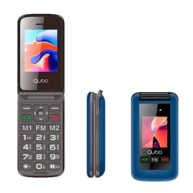 Qubo X-247BL Azul - Telemóvel para Seniores - Item