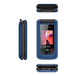 Qubo X-247BL Bleu - Téléphone portable pour les personnes âgées - écran extérieur