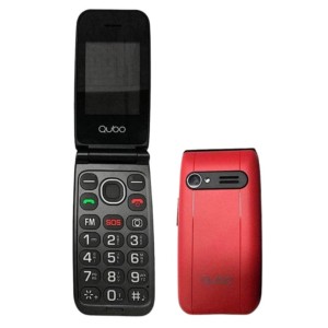 Qubo NEONW-SOS 32MB/32MB Rojo - Teléfono Móvil