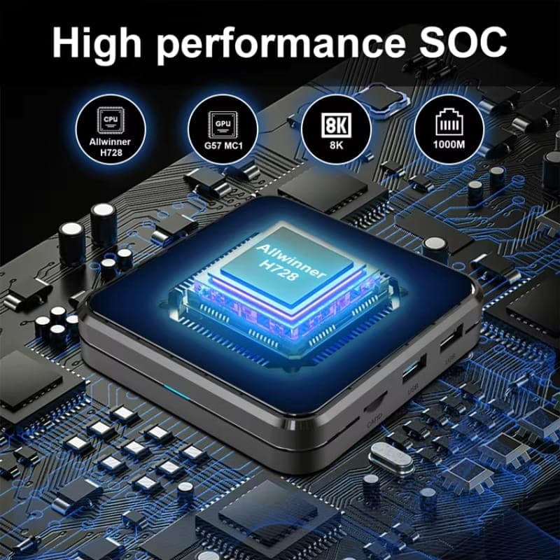R69 Pro 4GB/64GB 8K WiFi 6 Android 14 Preto - caraterísticas do processador