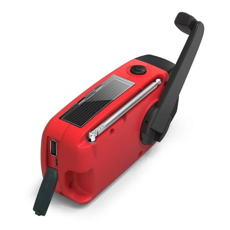 Radio Stonego 2000 mAh Rojo - Radio de Emergencia - Ítem2
