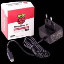 Raspberry Pi RPI PS 15W BK EU 15.3 W Preto - Adaptador de corrente