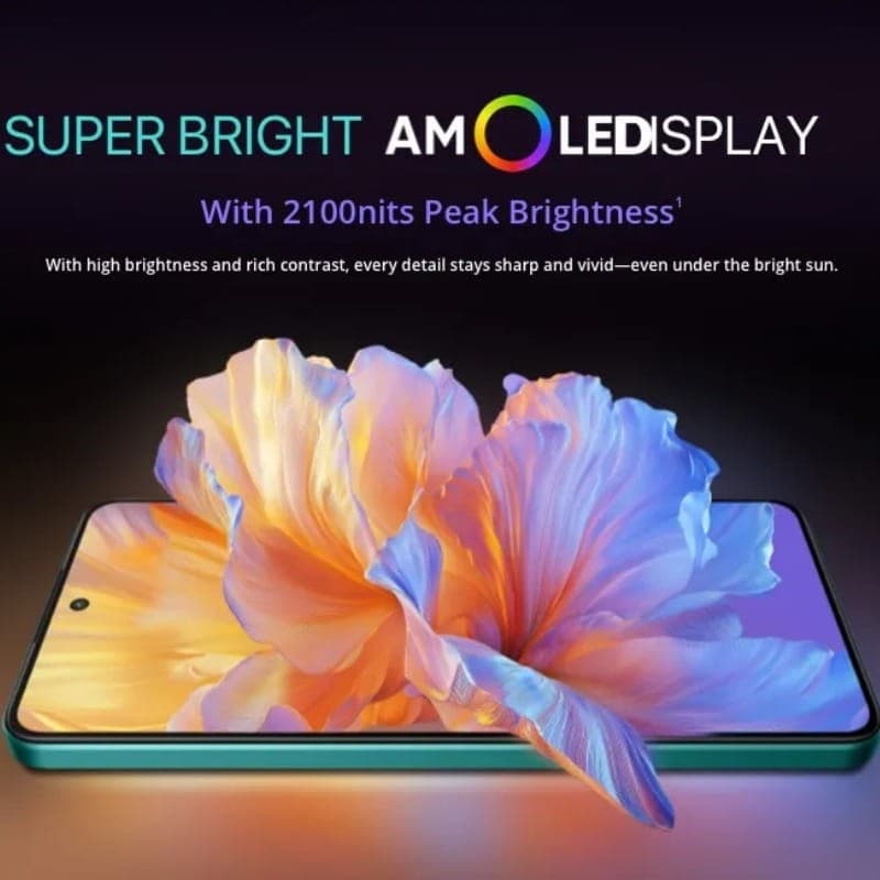 Realme 14T 5G 8GB/256GB Lilás - caraterísticas de visualização