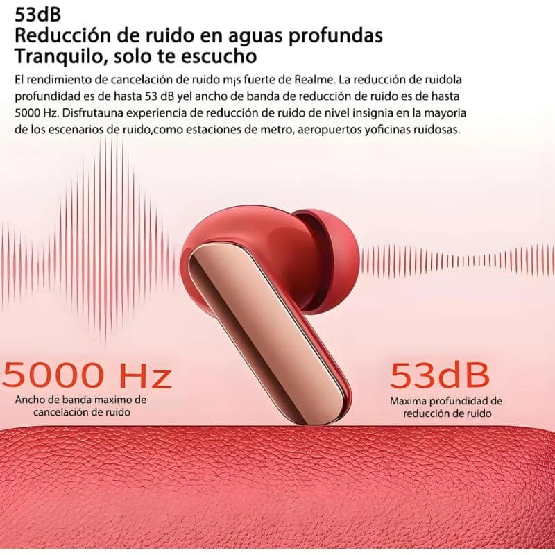 Realme Buds Air 7 Pro ANC Gris - cancelación de ruido adaptativa
