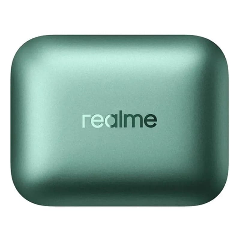 Realme Buds Air 7 Pro ANC Verde - estojo de carregamento