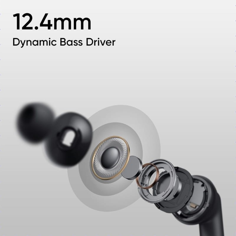 Realme Buds T310 ANC Preto - Auscultadores Bluetooth - Item3