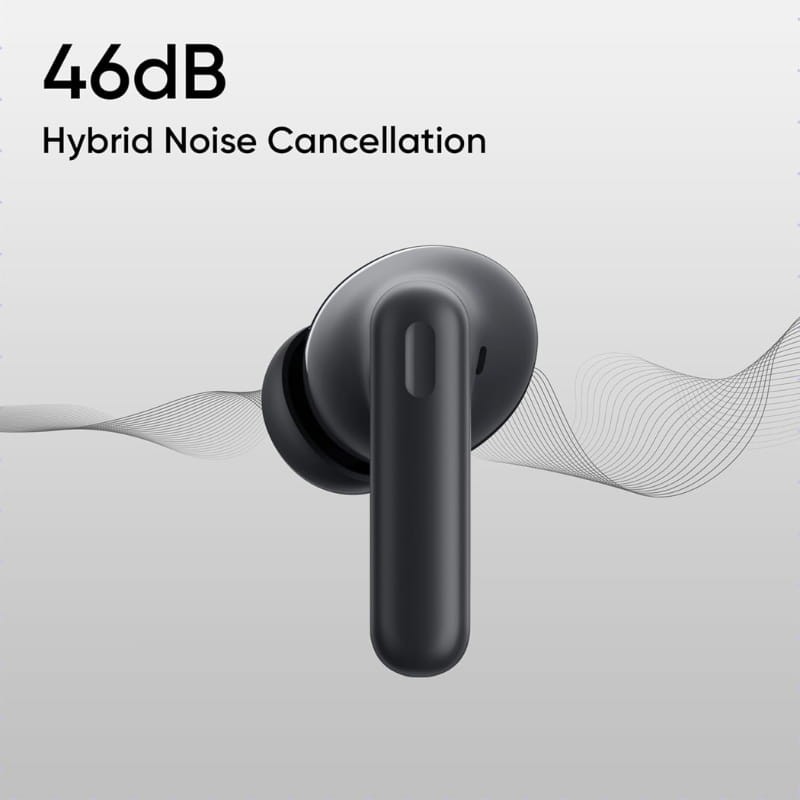 Realme Buds T310 ANC Preto - Auscultadores Bluetooth - Item4