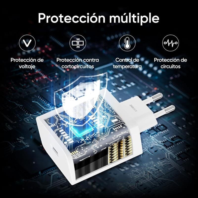Realme SUPERVOOC 45W USB-A Blanc - protection multiple