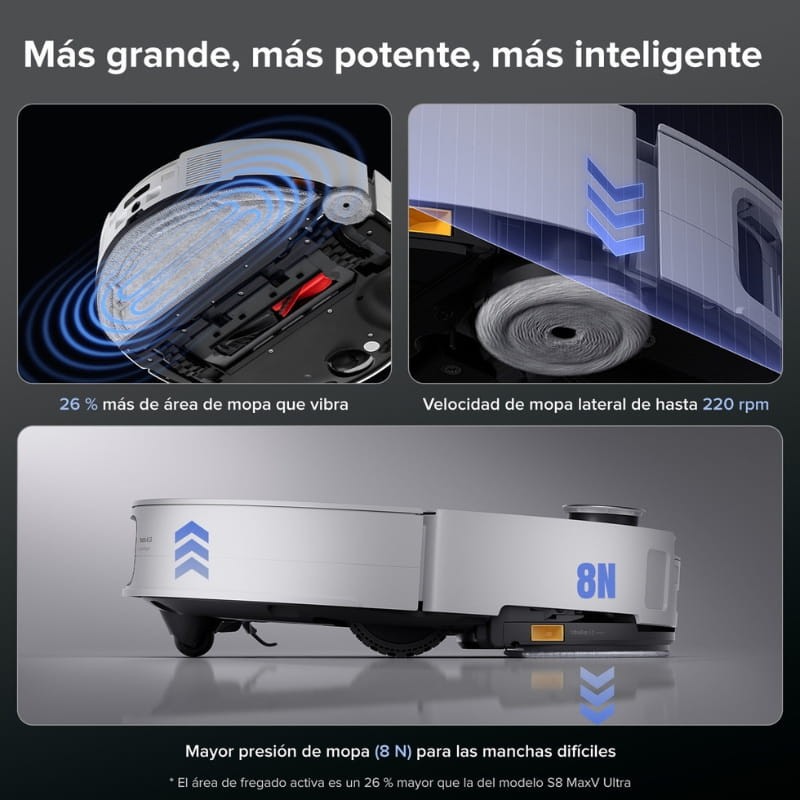 Roborock Saros 10 Blanc - Ítem4
