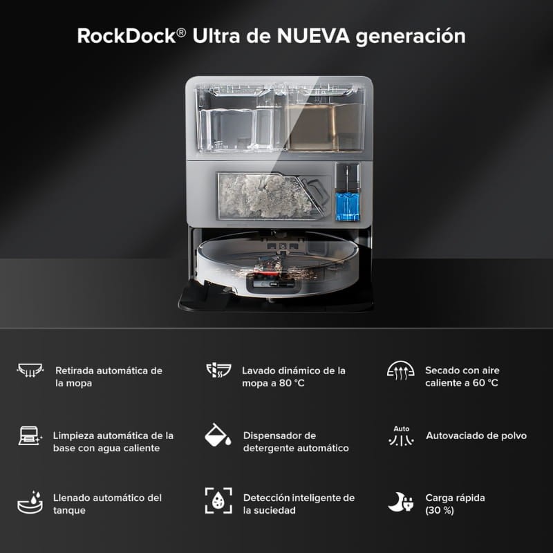 Roborock Saros 10 Blanc - Ítem6