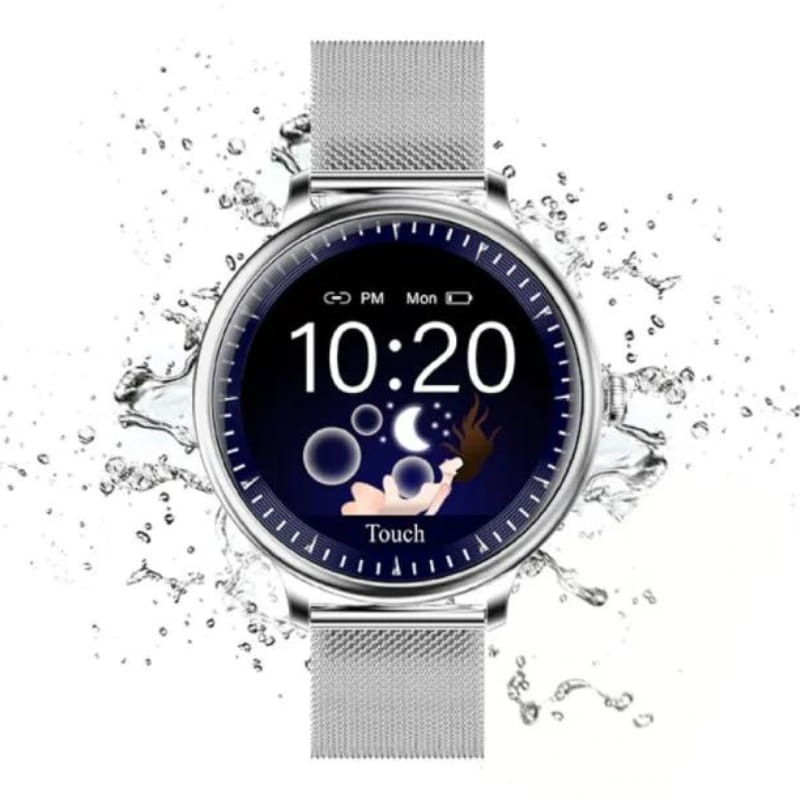 Rundoing NY12 Plata con Correa Metálica - Reloj Inteligente - Ítem1