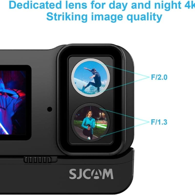 SJCAM SJ20 4K WiFi - Caméra sportive - double lentille