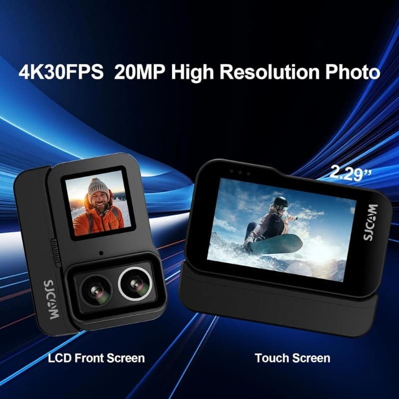 SJCAM SJ20 4K WiFi - Caméra sportive - résolution