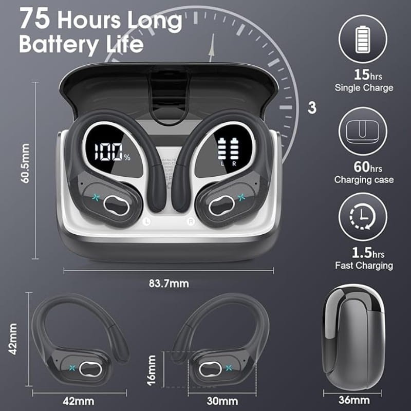 STECEi HD65 Preto - Auscultadores Bluetooth - Item5
