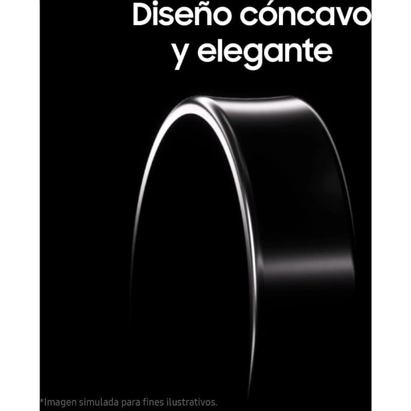 Samsung Galaxy Ring Taille 15 Argent Titane - design élégant