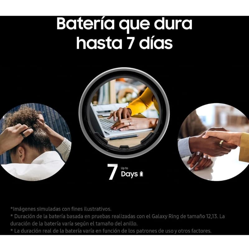Samsung Galaxy Ring Taille 15 Argent Titane - autonomie de la batterie