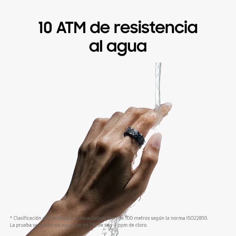 Samsung Galaxy Ring Taille 15 Argent Titane - résistance à l'eau