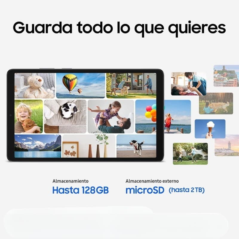 Samsung Galaxy Tab A11 8,7 4Go/64Go 4G Gris - capacité de mémoire