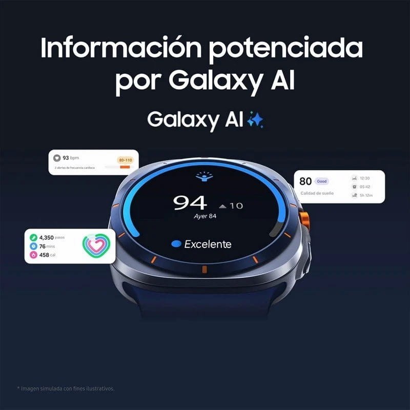 Samsung Galaxy Watch Ultra 2025 Prata Titânio - Item3