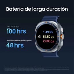 Samsung Galaxy Watch Ultra 2025 Blanco Titanio - batería de larga duración