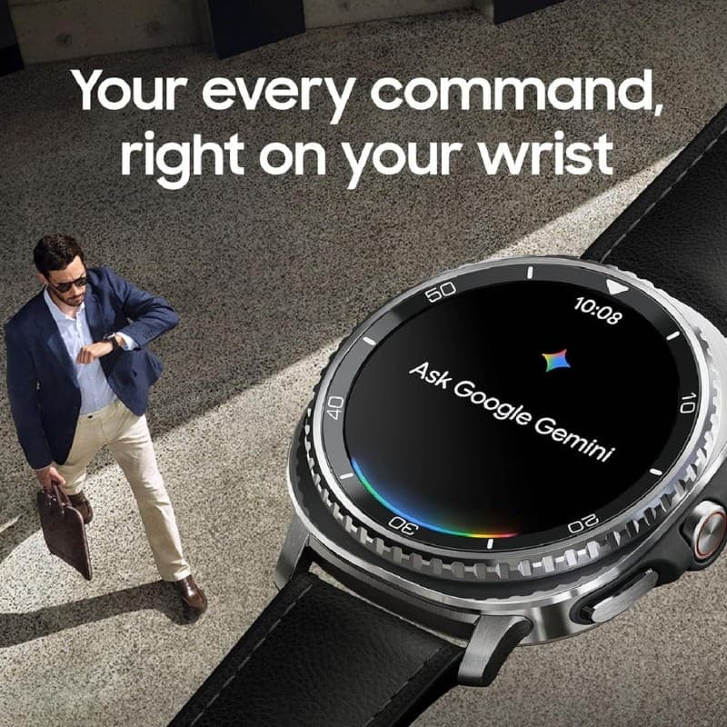 Samsung Galaxy Watch8 Classic 46 mm LTE Preto - assistente Google Gemini