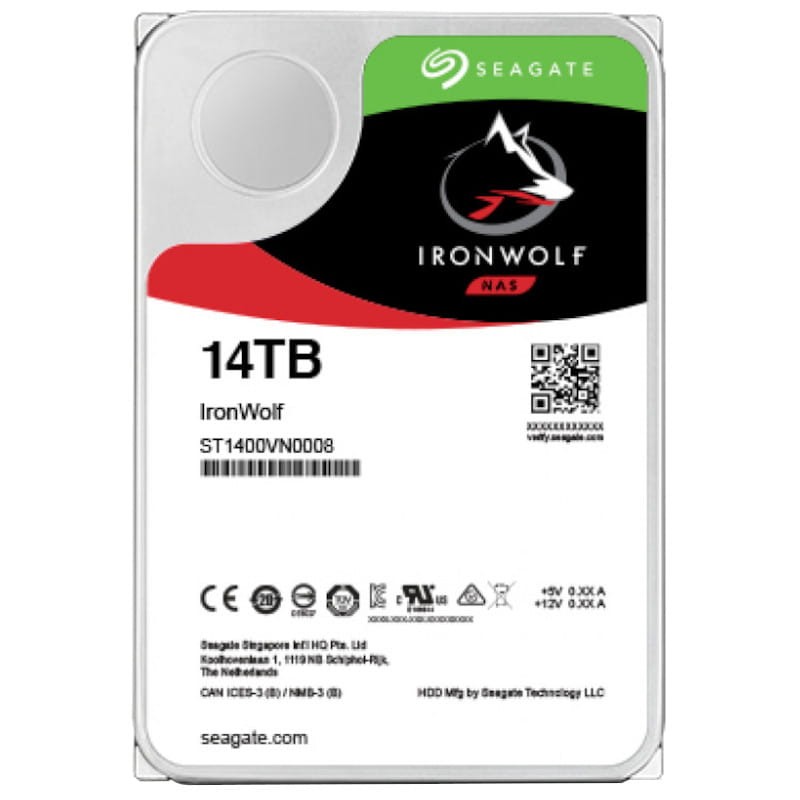 Seagate IronWolf Pro14TB ATA III 3.5 - Disco duro - Ítem1