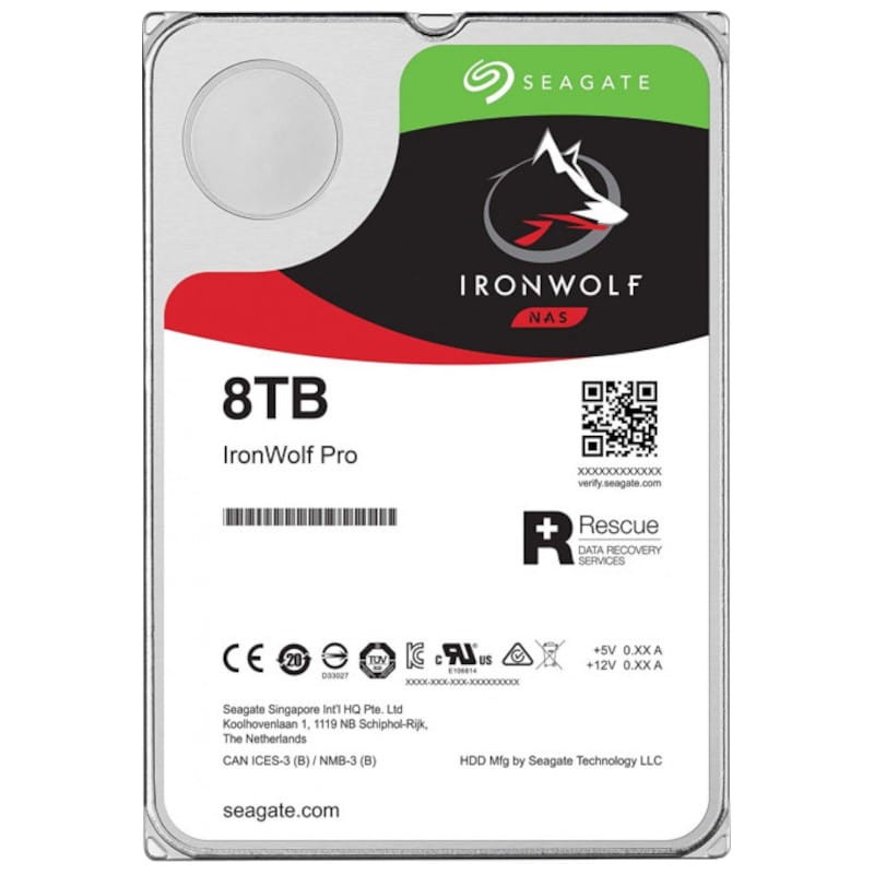 Seagate IronWolf Pro 8TB ATA III 3.5 - Disco duro - Ítem1