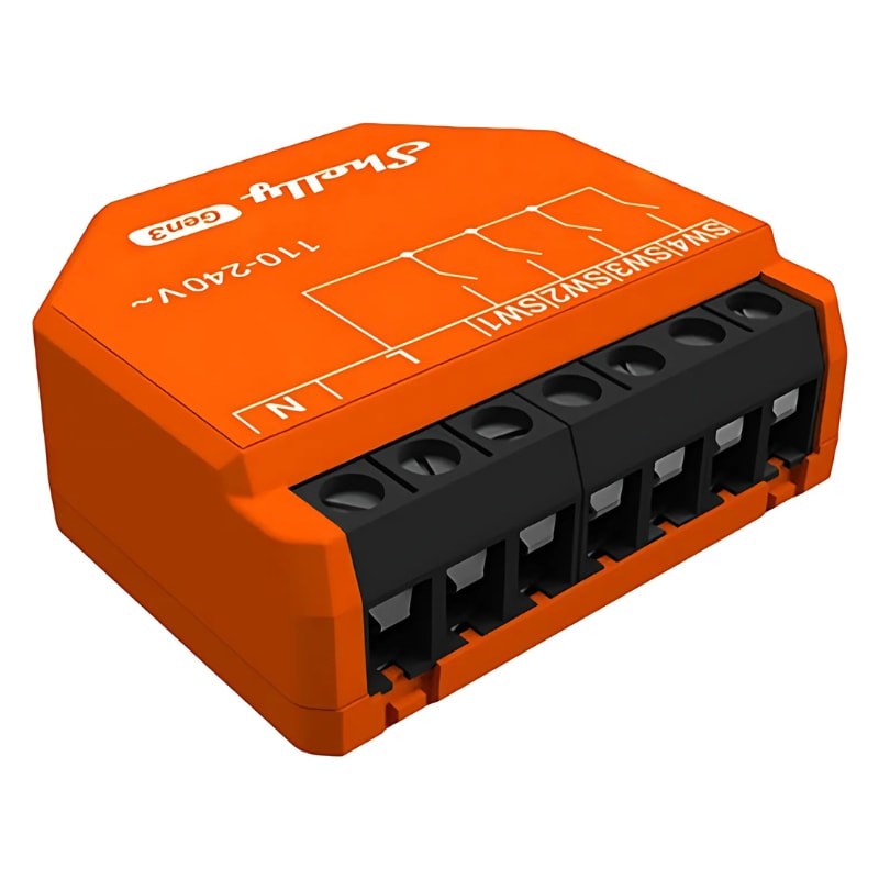 Shelly I4 Gen3 Orange - Relais intelligent WiFi - Ítem