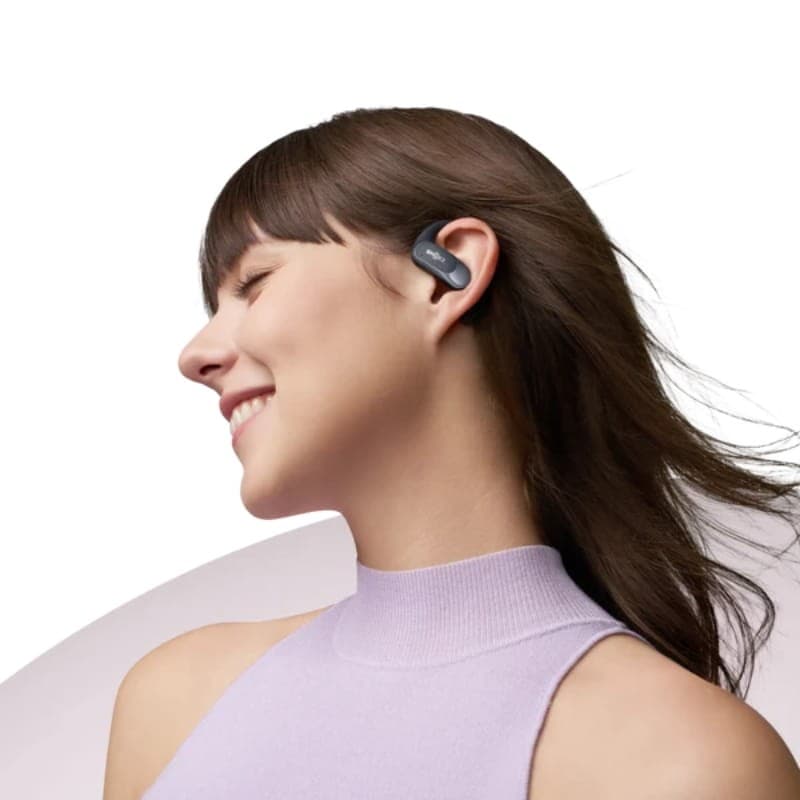 Shokz OpenFit Air Noir - Ecouteurs Bluetooth - appareillage d'oreille ouverte