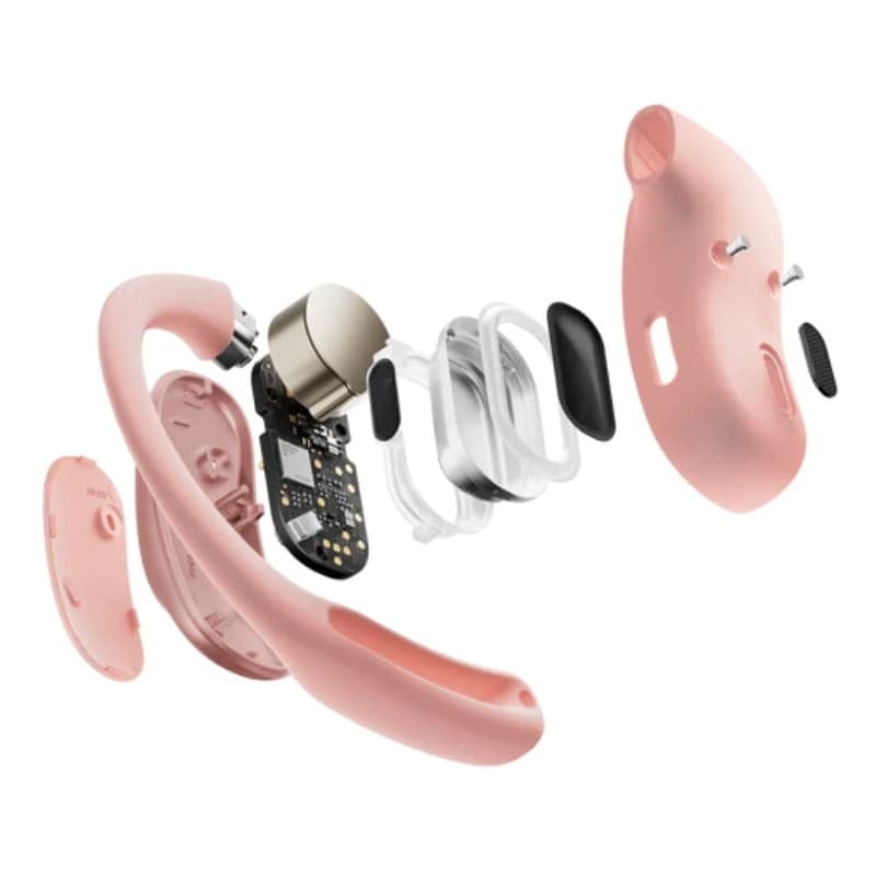 Shokz OpenFit Air Rose - Ecouteurs Bluetooth - structure du casque