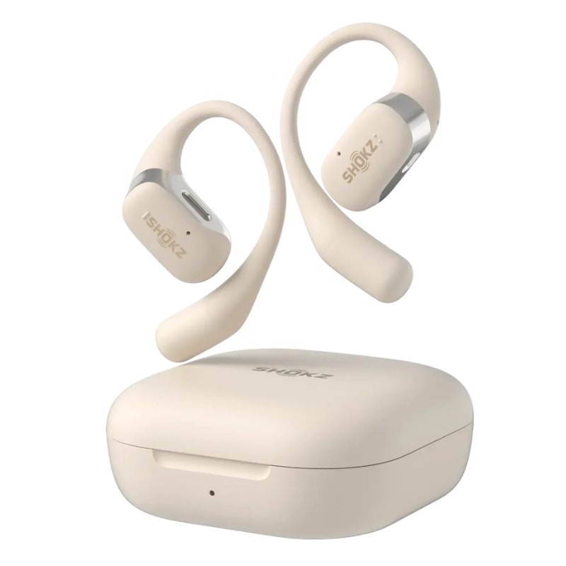 Shokz OpenFit Bege - Auscultadores Bluetooth - Item