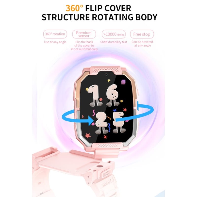 Smartwatch para crianças T66 Rosa - Item4