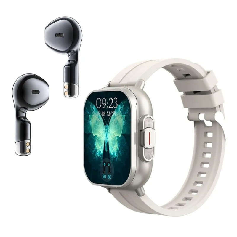 D8 Argent avec bracelet en silicone et écouteurs - Ítem1