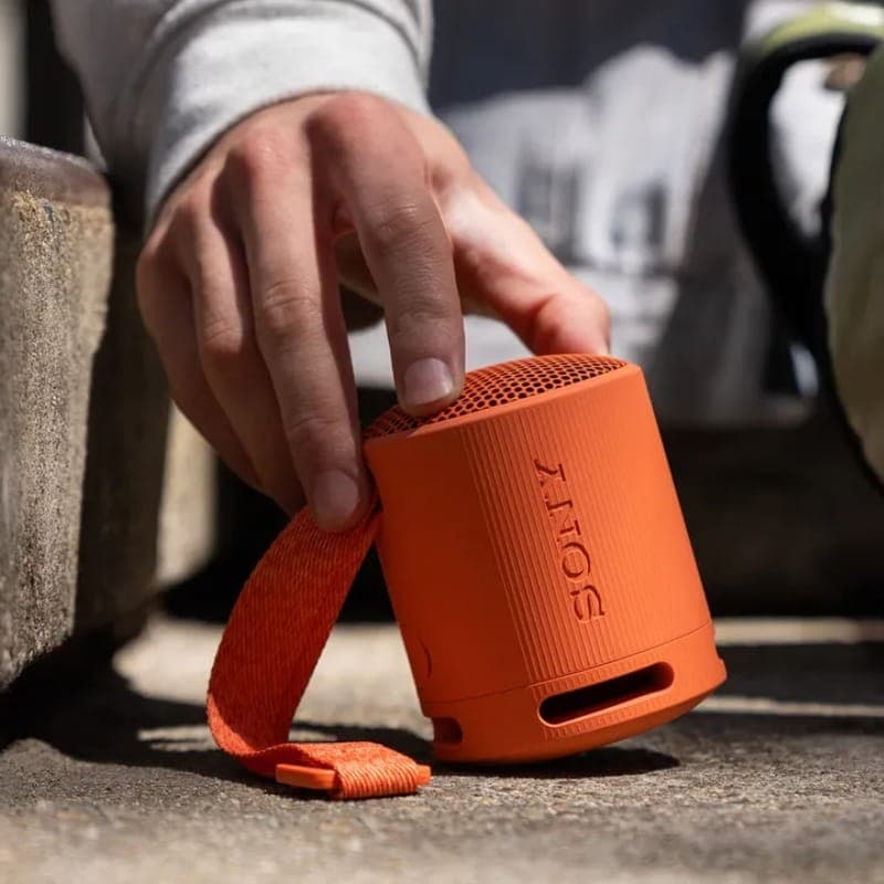 Sony SRS-XB100 Laranja - Altifalante Bluetooth - design compacto