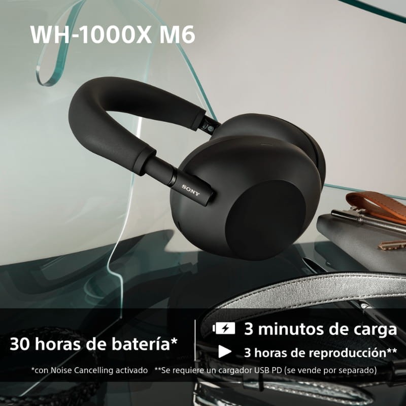 Sony WH-1000XM6 ANC Prata - Item8