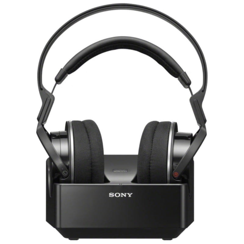 Sony MDR-RF855RK, Auriculares Inalámbricos RF, con base de carga elegante y  hasta 18 horas de música sin pausas