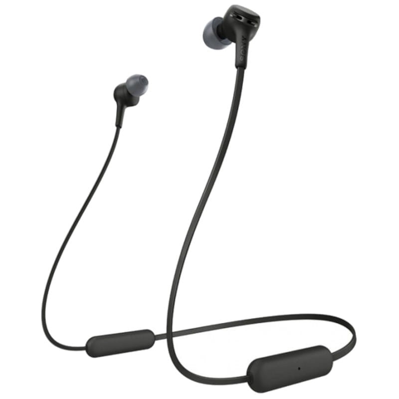 Sony WI-XB400 Negro, Auriculares Bluetooth de gran sonido con banda suave  para el cuello