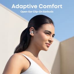 Soundcore AeroClip Branco - desenho de clipe