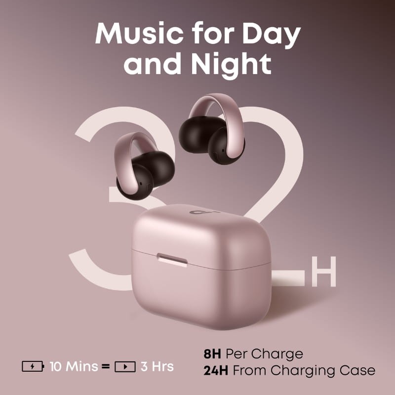 Soundcore AeroClip Rosa - Item5
