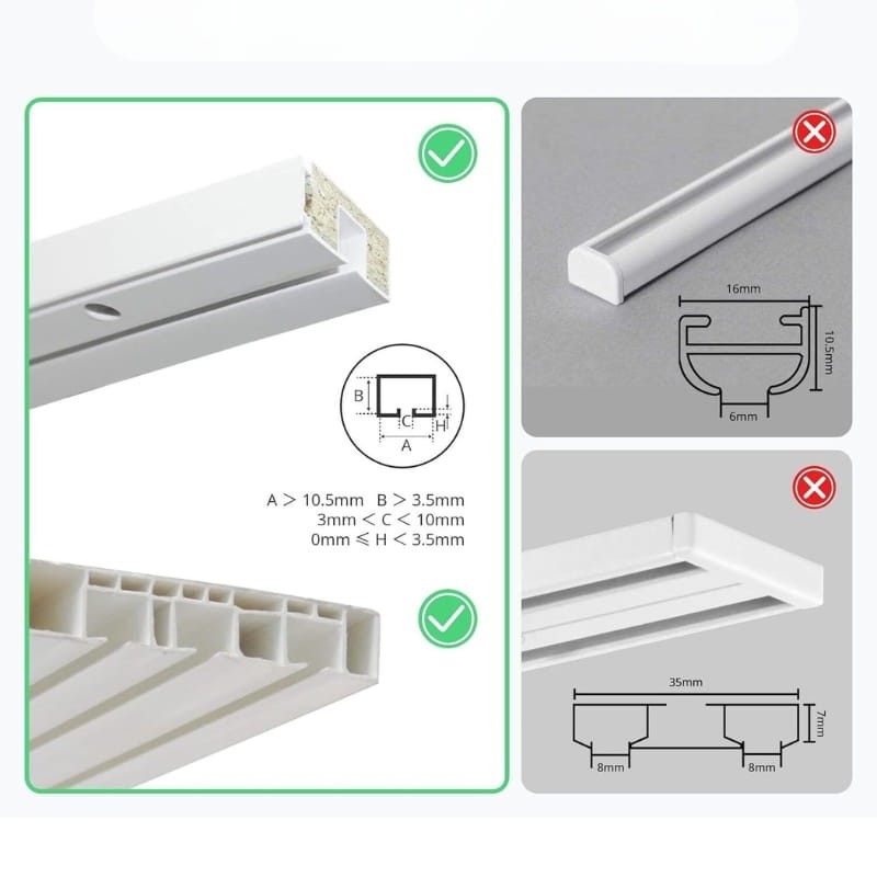 SwitchBot Curtain Motor U Rail 3 Blanc - Moteur de rideau sans fil - Ítem4