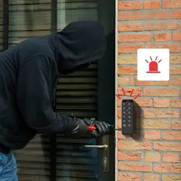 SwitchBot Keypad Touch Preto - Teclado inteligente para fechadura - alarme de segurança