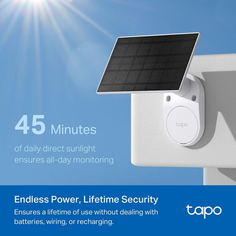 TP-Link TC82 KIT 3 MP/2K IP65 WiFi Solar - Ítem3