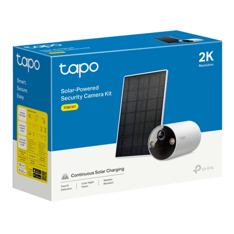 TP-Link TC82 KIT 3 MP/2K IP65 WiFi Solar - Ítem8