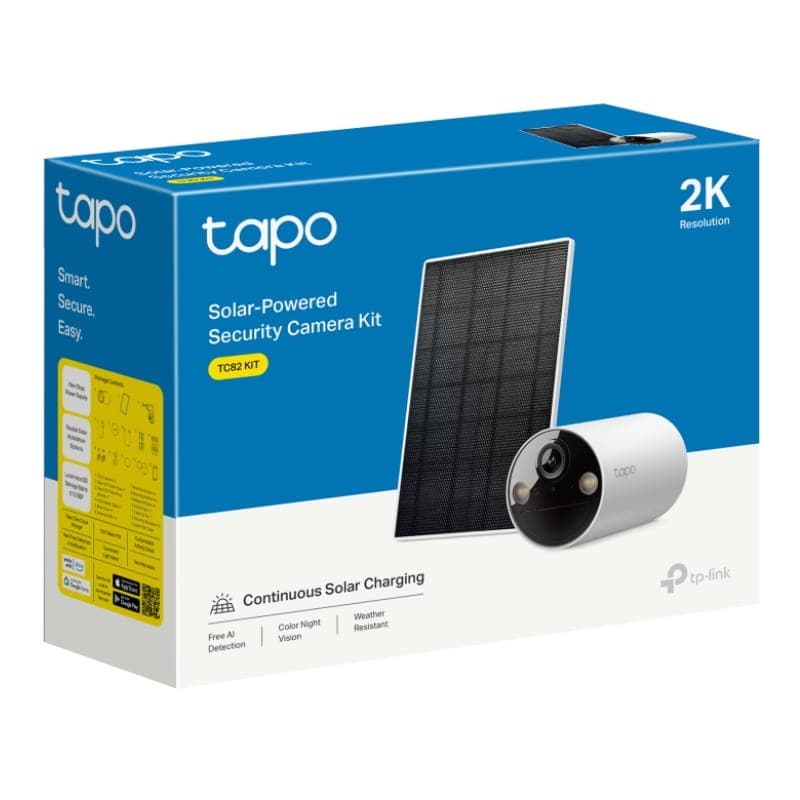 TP-Link TC82 KIT 3 MP/2K IP65 WiFi Solar - embalaje